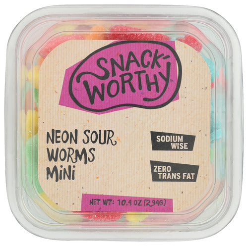 Snackworthy Eb Candy Sour Worms Mini