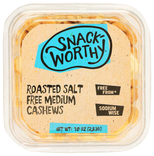 Snackworthy Eb Snackworthy Cashew Medium Roasted Sea Salt Free