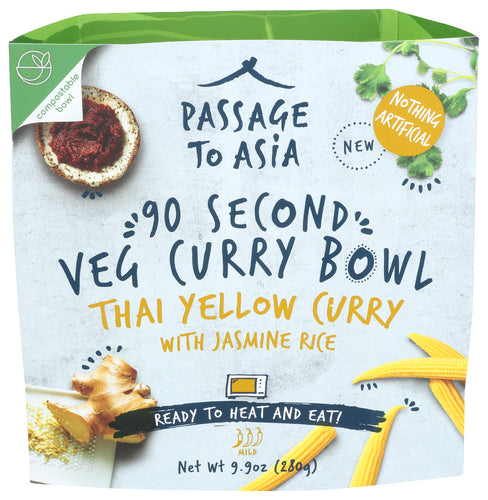 PASSAGE FOODS (Pack Of 12) Passage Foods Thai Curry Vegetable Entree 9.87 Oz