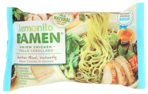 LEMONILO (Pack of 36) Lemonilo Ramen Onion Soup Natural Ramen Noodle Cup 2.65 Oz