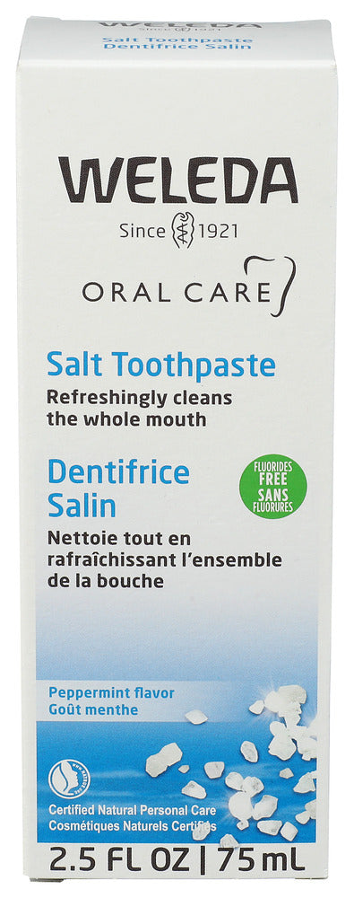 WELEDA (Pack of 9) Weleda TheraZinc Salt Toothpaste with Sea Salt 2.5 Fl Oz