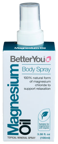 BETTERYOU (Pack Of 6) BetterYou Spray Body Magnesium Oil 3.38 Fl Oz