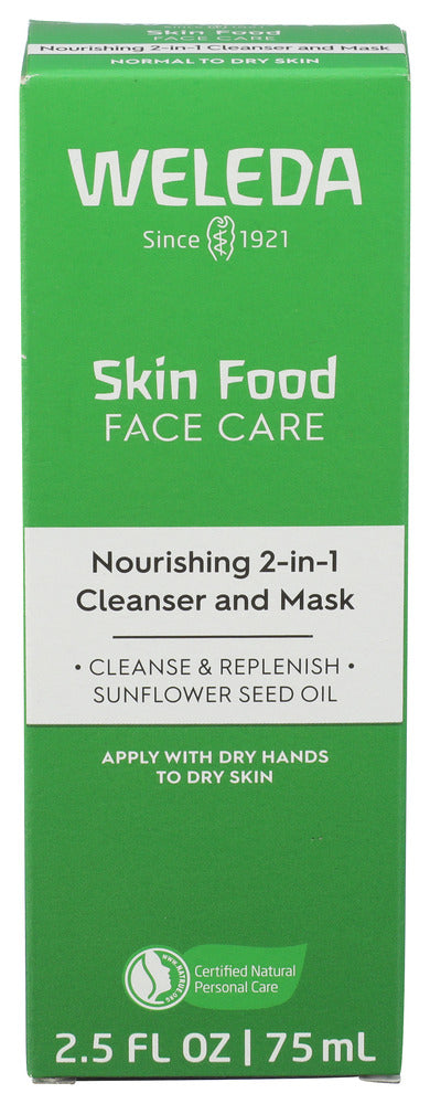 WELEDA (Pack of 3) Weleda Nourishing Cleanser Mask Facial Cleanser Exfoliatin 2.5 Fl Oz