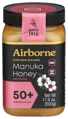 Airborne Honey Manuka 50+ Multifloral