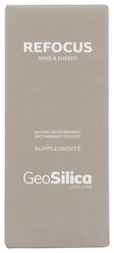 GEOSILICA ICELA (Pack of 3) Geosilica Iceland Silica ReFocus Mind Supplement Liquid 10.14 Fl Oz
