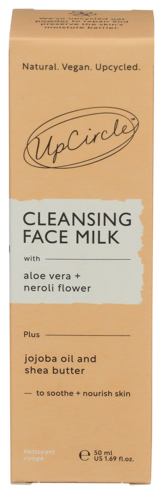 UPCIRCLE (Pack of 6) Upcircle Cleansing Face Milk Travel Facial Cleanser Exfol 1.75 Fl Oz