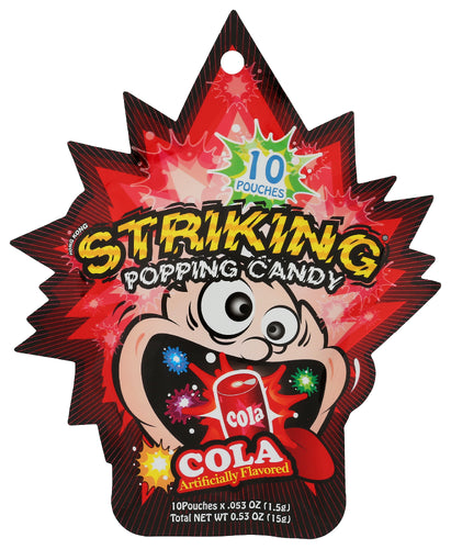 STRIKING (Pack of 36) Striking Candy Popping Cola Flavor 0.53 Oz