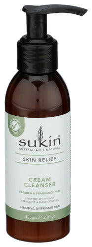SUKIN (Pack of 8) Sukin Cream Cleanser for Face Skin Relief 4.23 Fl Oz