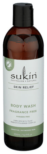 SUKIN (Pack of 6) Sukin Wash Body Skin Relief Body Wash Cleanser 16.91 Fl Oz