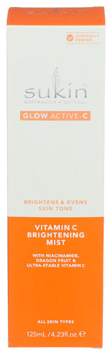 SUKIN (Pack of 6) Sukin Mist Glow Active Vitamin C Brightening Face Mist To 4.23 Fl Oz