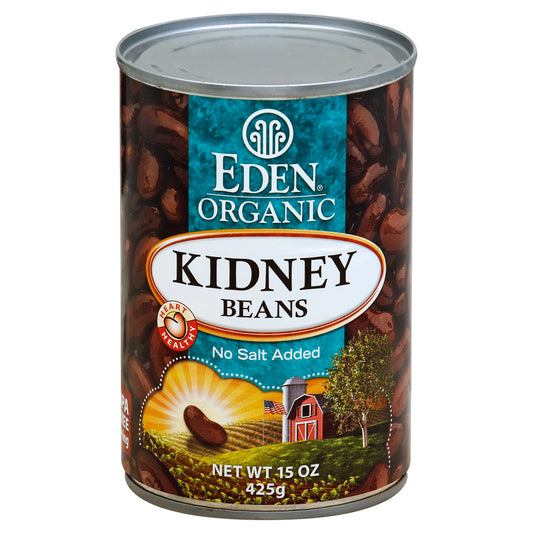 Eden Foods Bean Can Kidney No Salt Organic 15 Oz (Pack Of 12)