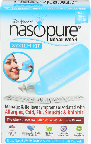 NASOPURE (Pack Of 2) Nasopure Nasal Wash System Kit 8 Oz