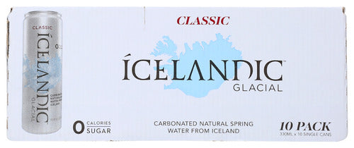 ICELANDIC GLACI (Pack of 3) Icelandic Glacial Sparkling Water Unflavored Multi-Ser Cla 111 Fl Oz