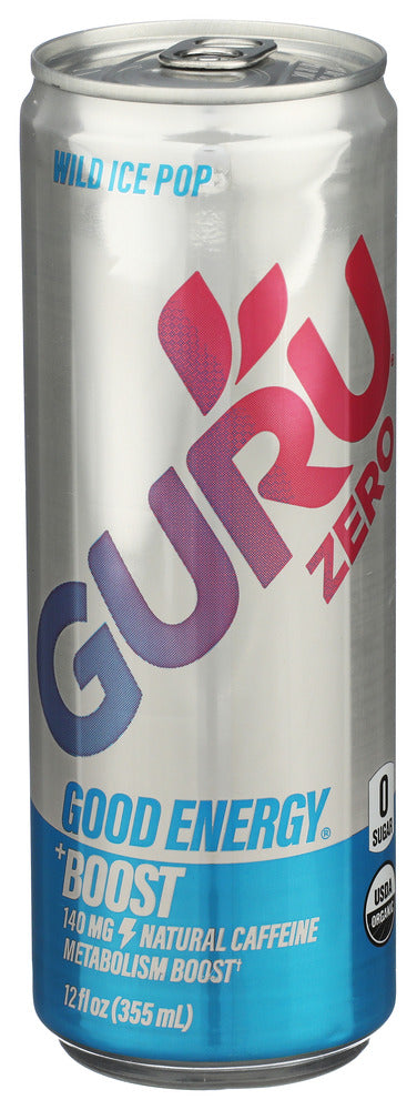 Guru Beverage Energy Zero Sugar Wild Ice Pop