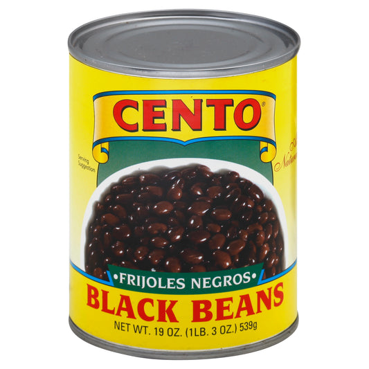 Cento Beans Black 19 oz (Pack Of 12)
