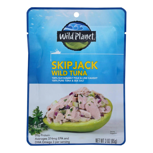 Wild Planet Skip Jack Wild Tuna 3 oz (Pack of 24)