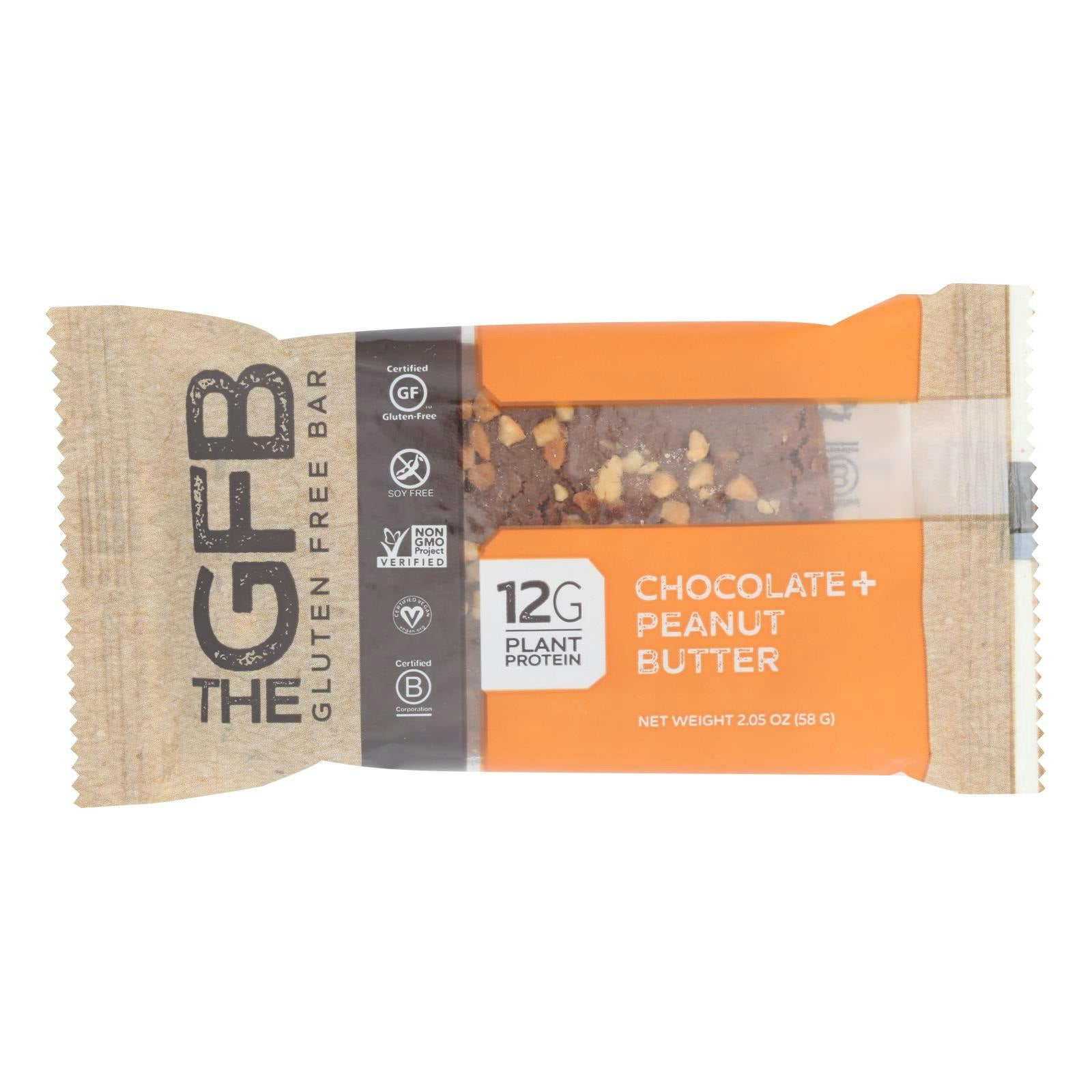 The Gluten Free Bar - Chocolate Peanut Butter - Gluten Free 2.05 oz (Pack of 12)