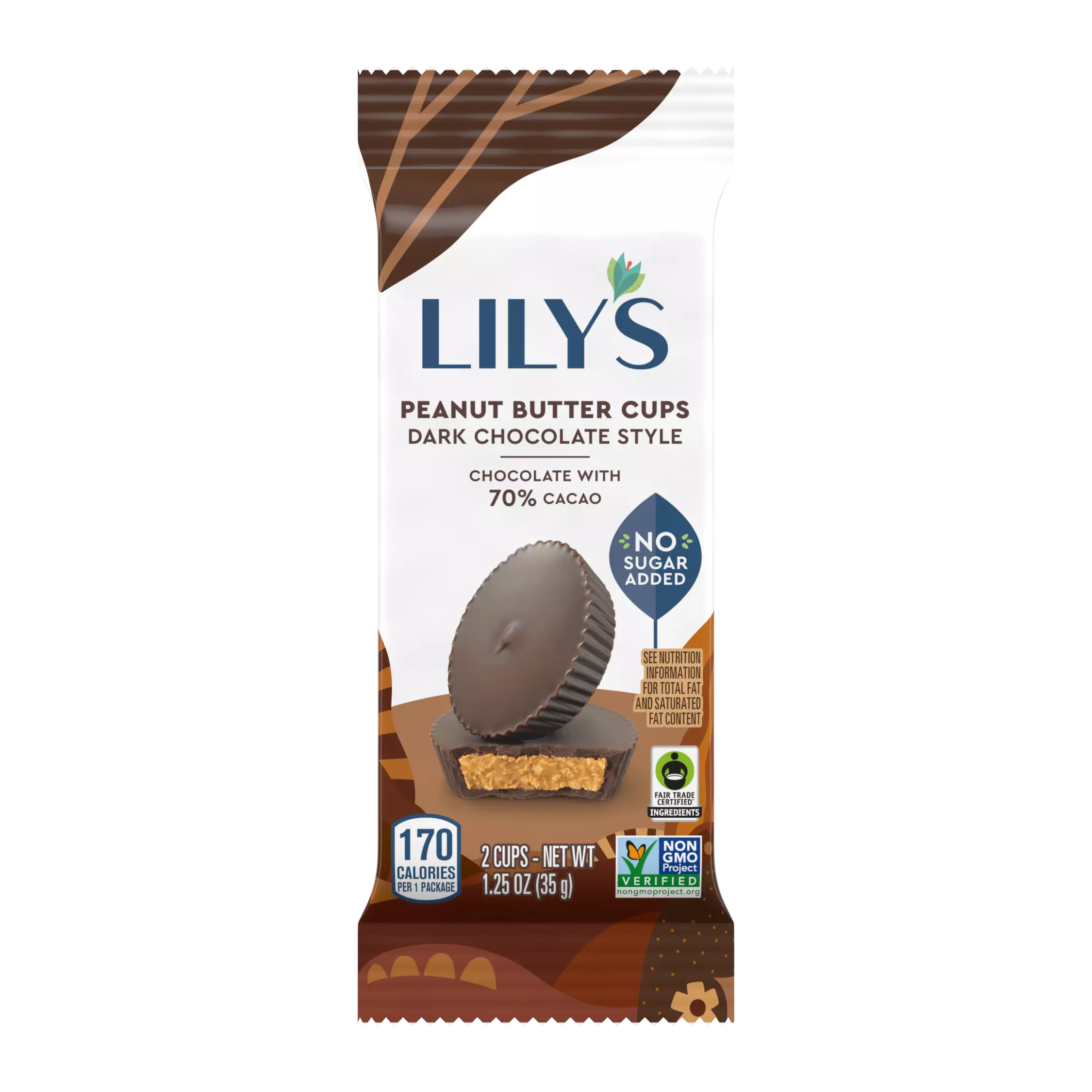 Lily's Dark Chocolate Cups with Peanut Butter