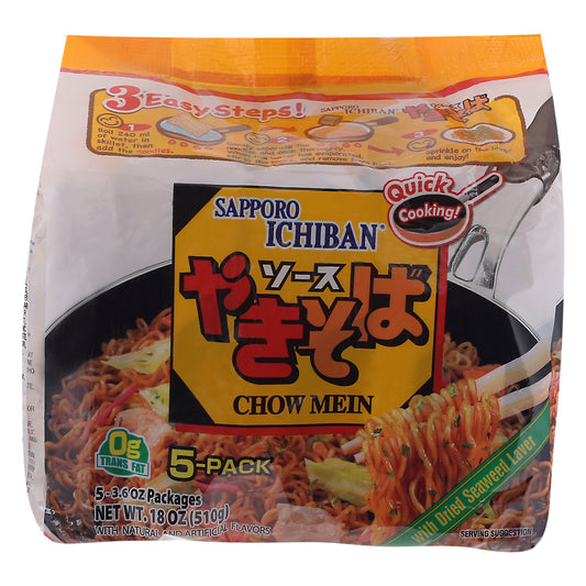 Sapporo Chow Mein Yakisoba 18 oz (Pack Of 6)