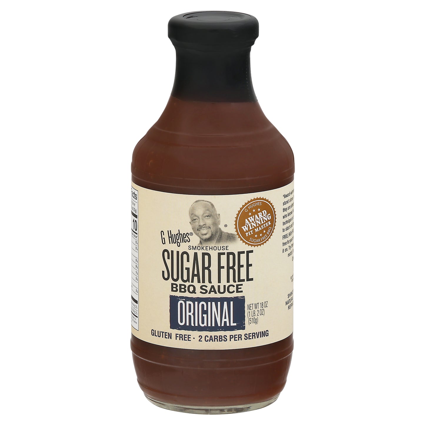 G Hughes Sauce Barbeque Original Sugar Free 18 oz (Pack Of 6)