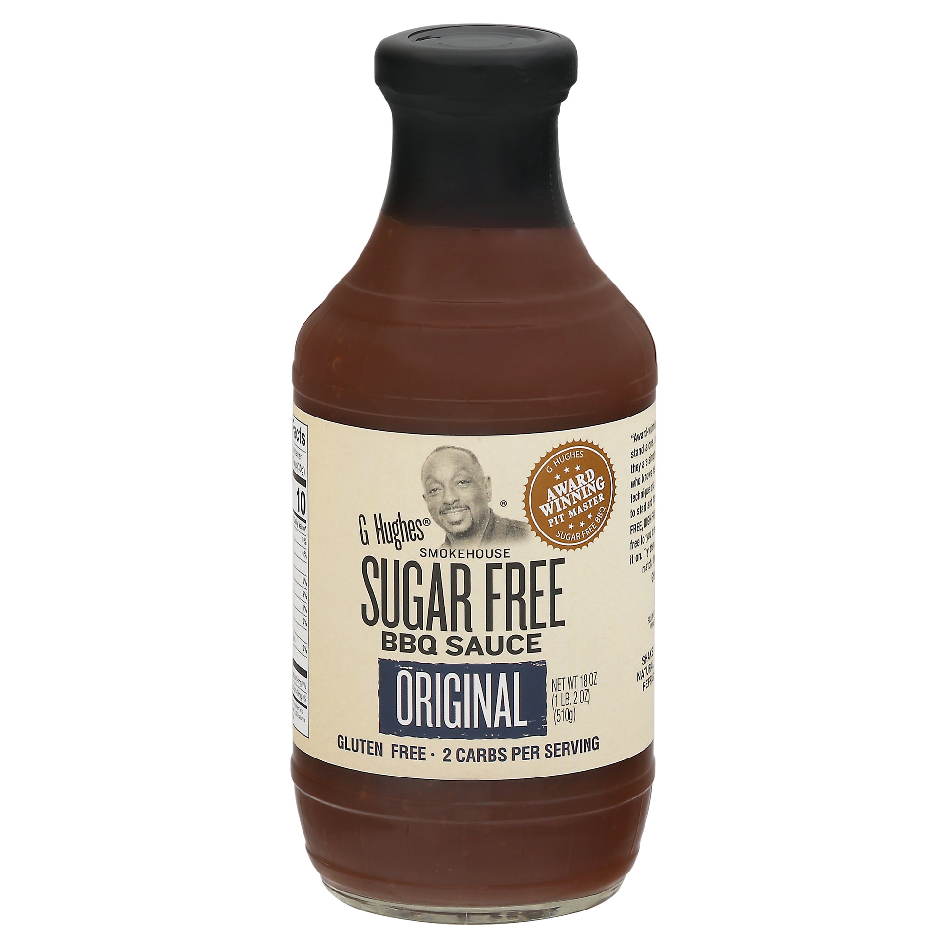 G Hughes Sauce Barbeque Original Sugar Free 18 oz (Pack Of 6)