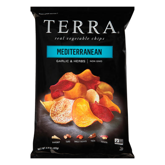 Terra Chips Chip Exotic Vegetable Mediterranean 6.8 oz (Pack Of 12)