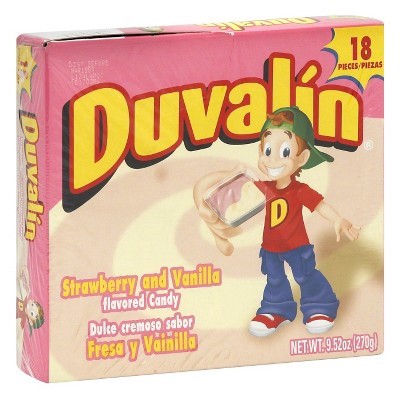 RICOLINO (Pack of 12) Ricolino Natural Candy Van Hazelnut Strawberry 18 Pieces 9.52 Oz