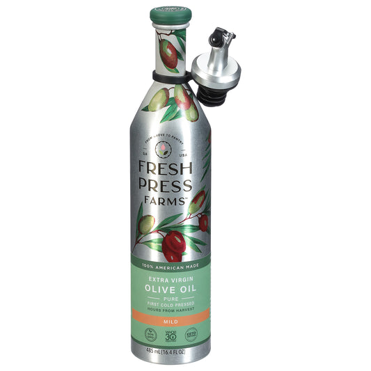 Fresh Press Farms Olive Oil Extra Virgin Mild 485 Ml (Pack Of 6)