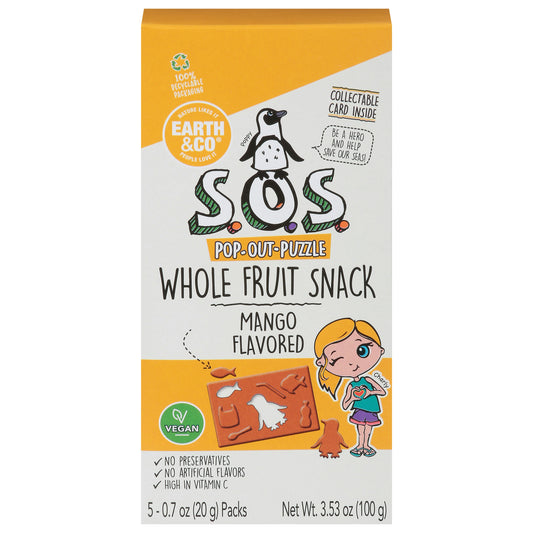 Sos Fruit Snacks Fruit Snacks Mango 3.5 Oz Pack of 4