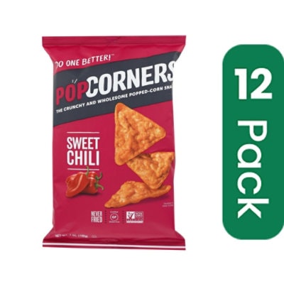 Popcorners - Our Little Rebellion Chips Sweet Heat Chili - 7 oz (Pack of 12)