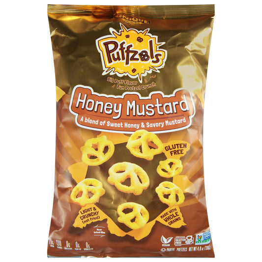 Unique Puffzels Mustard Honey 4.8 oz (Pack of 6)
