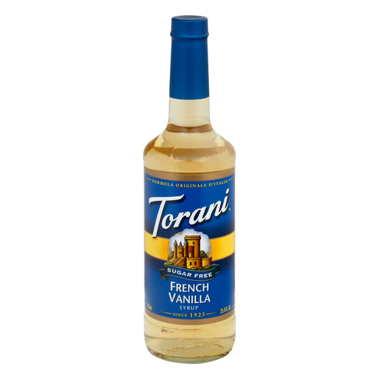 Torani Syrup Sugar free French Vanilla 25.4 FO (Pack of 6)