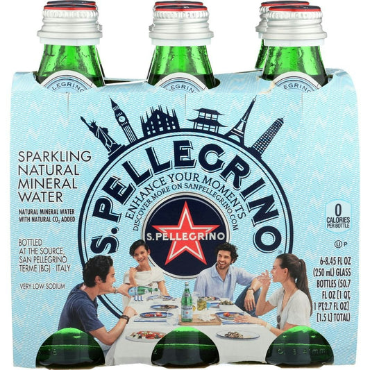 San Pellegrino Water Sparkling Mineral 50.7 Fo Pack of 4