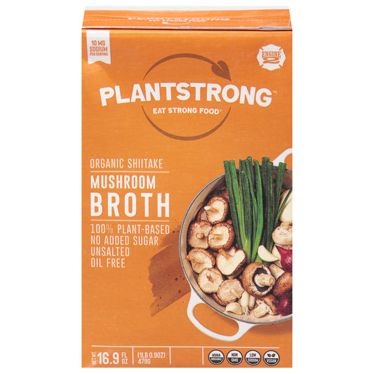 Plantstrong Broth Shiitake Mushroom 16.9 FO (Pack Of 6)