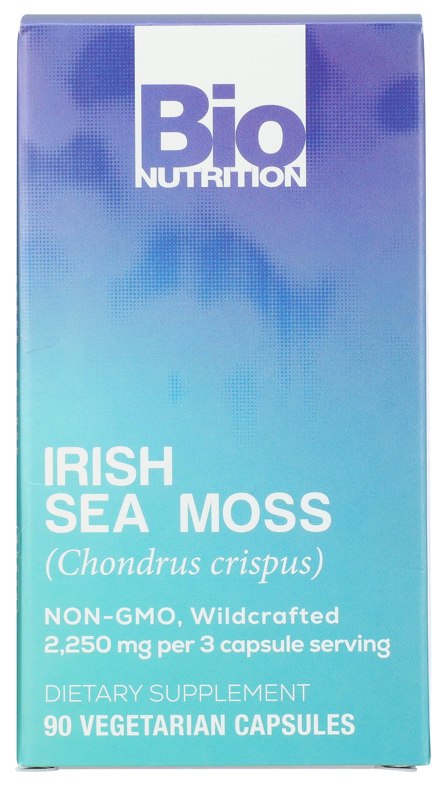 BIO NUTRITION (Pack of 4) Bio Nutrition Irish Sea Moss Vegetarian Capsu 90 Vegetarian Capsules