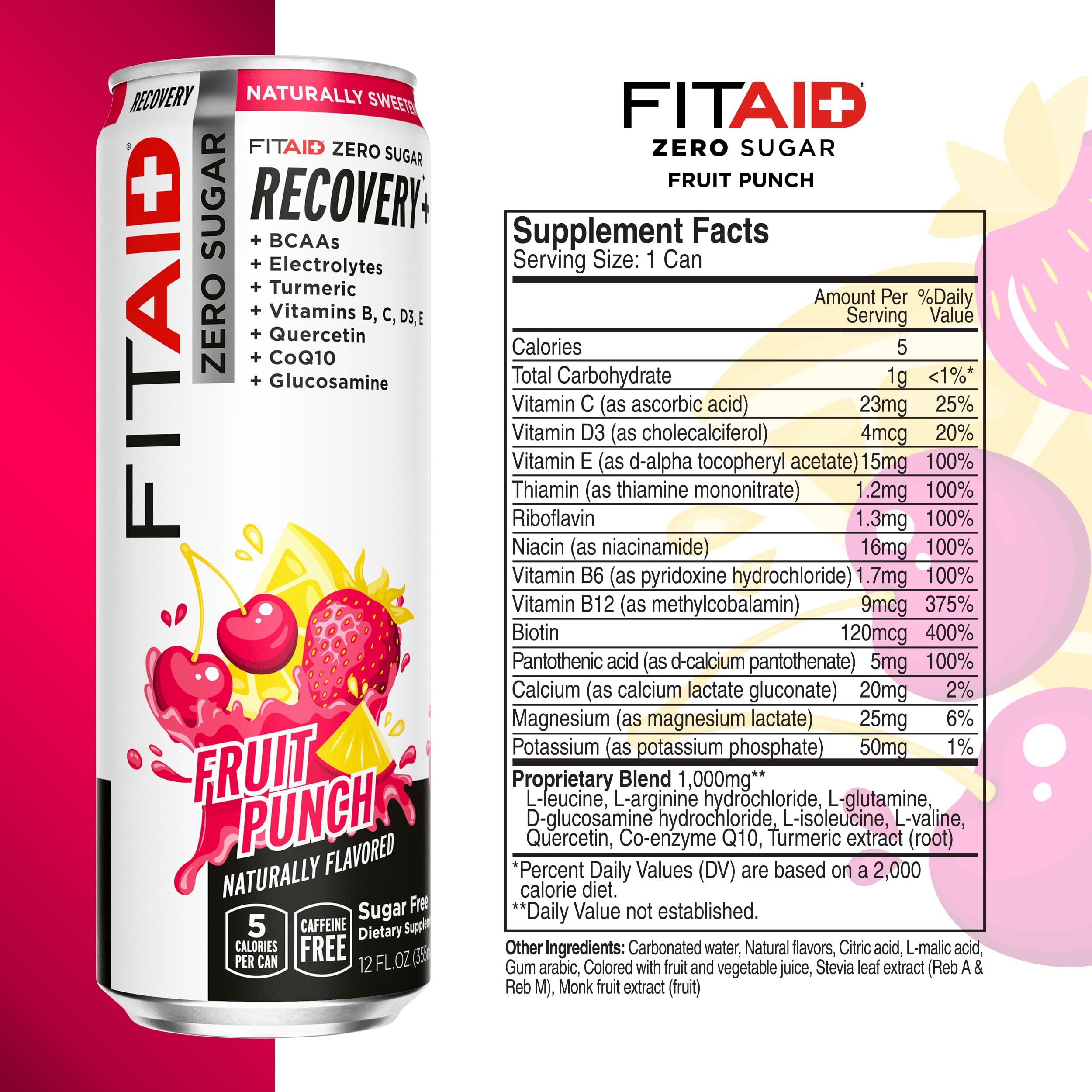 Lifeaid Beverage FitAid Zero Punch Ready To Drink
