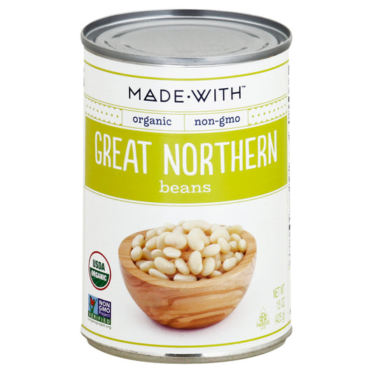 Made With Beans Great Northern Organic 15 oz (Pack Of 12)