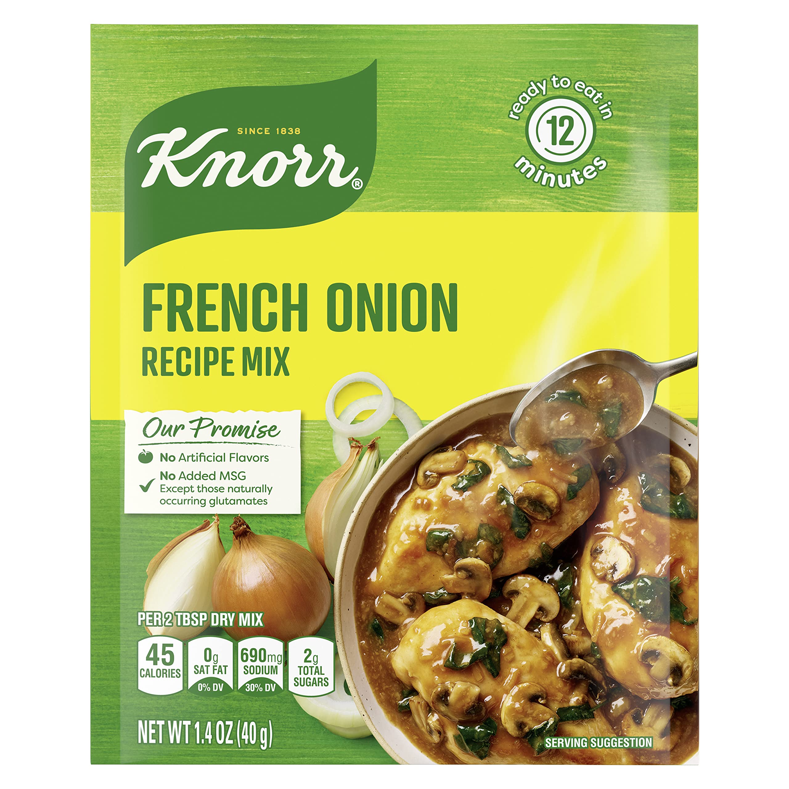 KNORR (Pack of 36) Knorr Mix Recipe French Onion Soup Mix 1.4 Oz