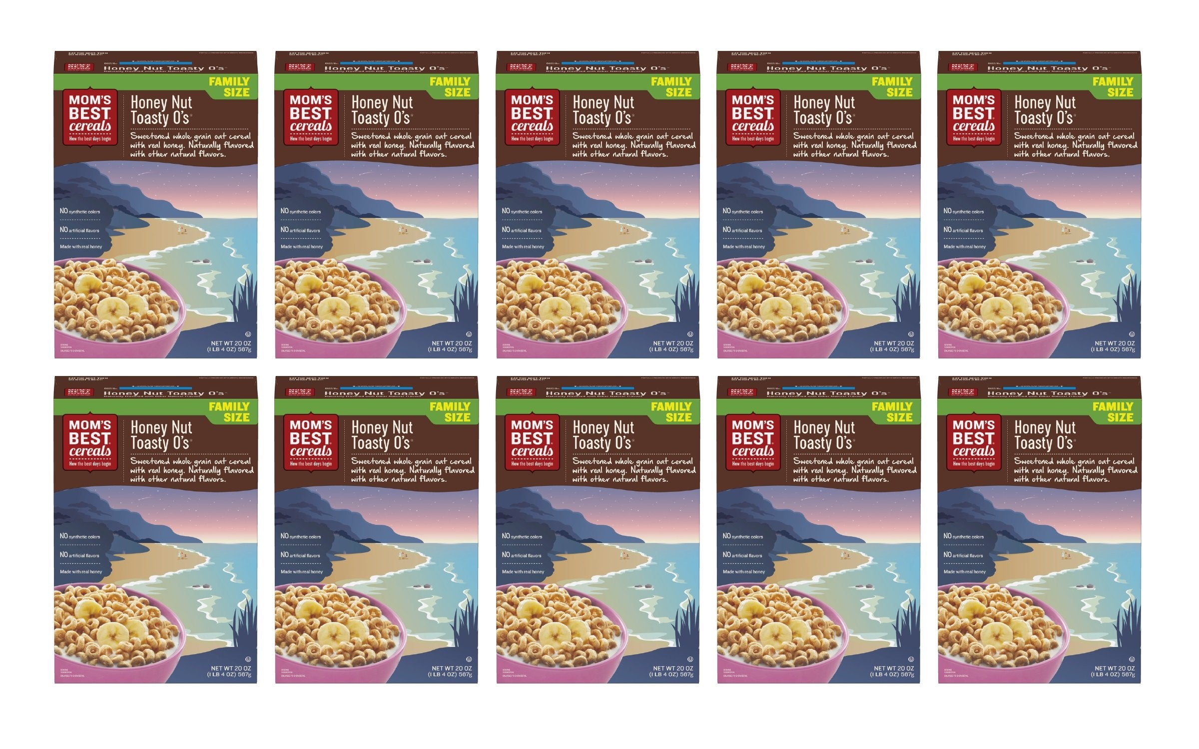 Mom's Best Naturals Toasty O Honey Nut Cereal
