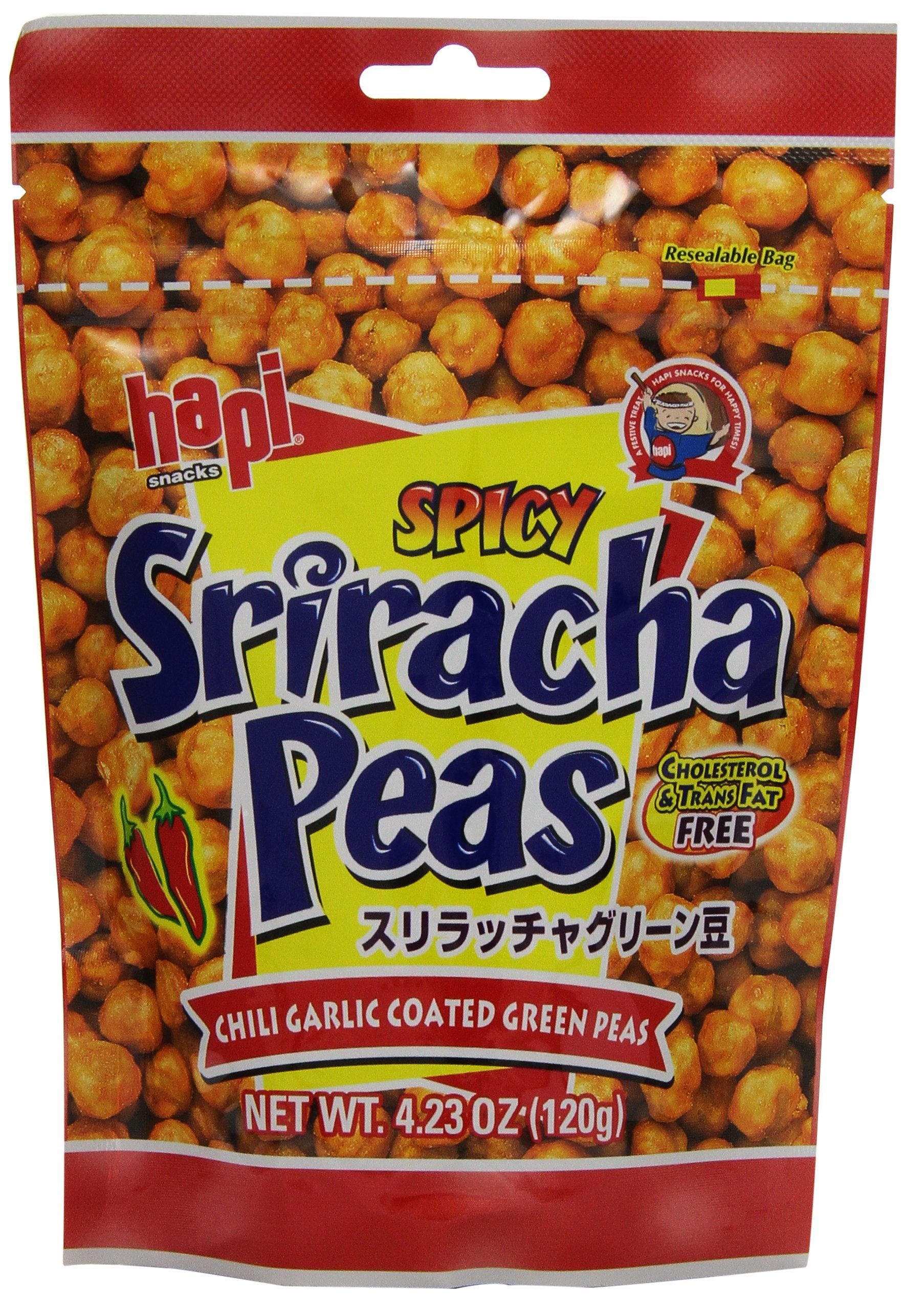 Hapi Snack Pea Chips Green Chili