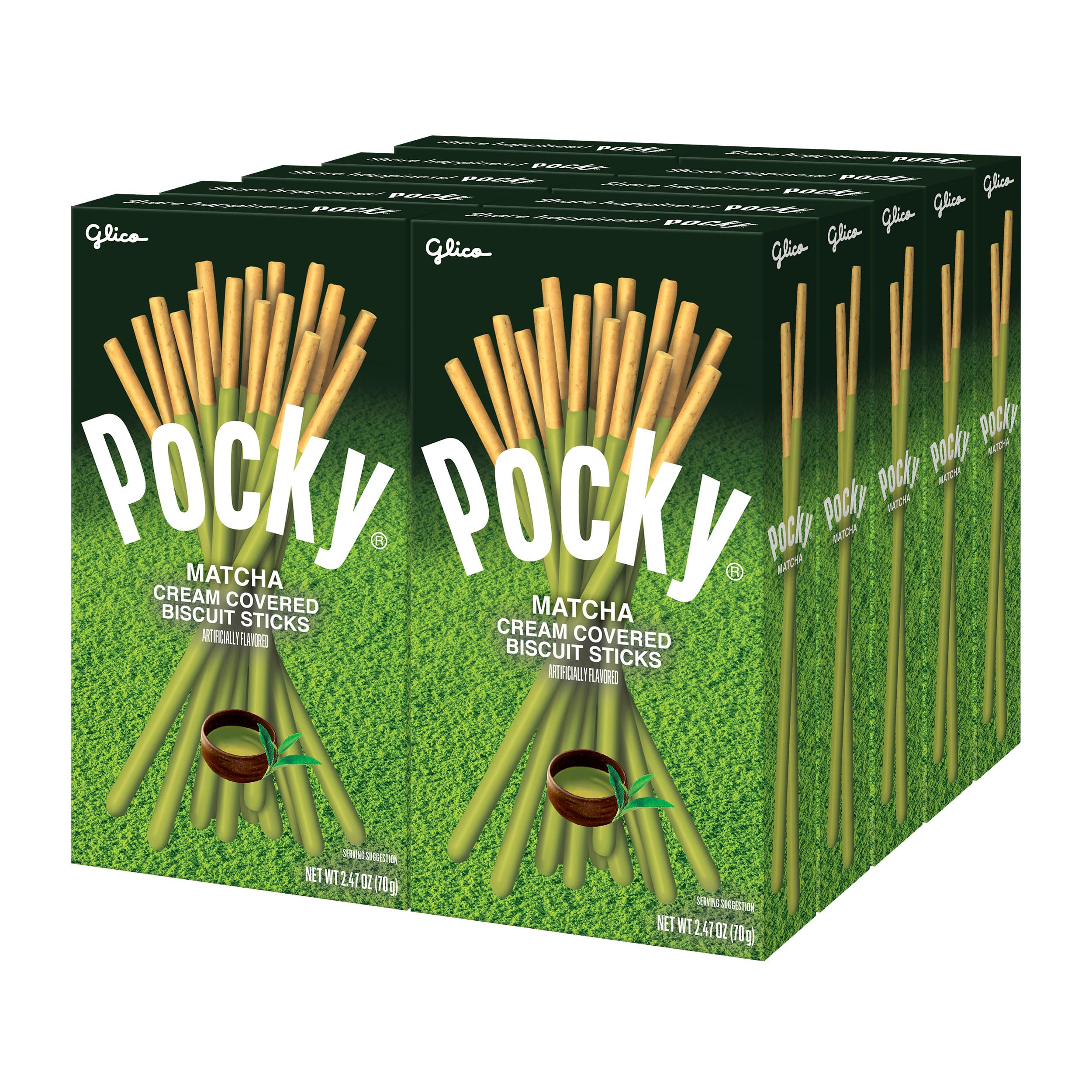 Glico Pocky Glico Cookie Matcha Green Tea Biscuit Snack