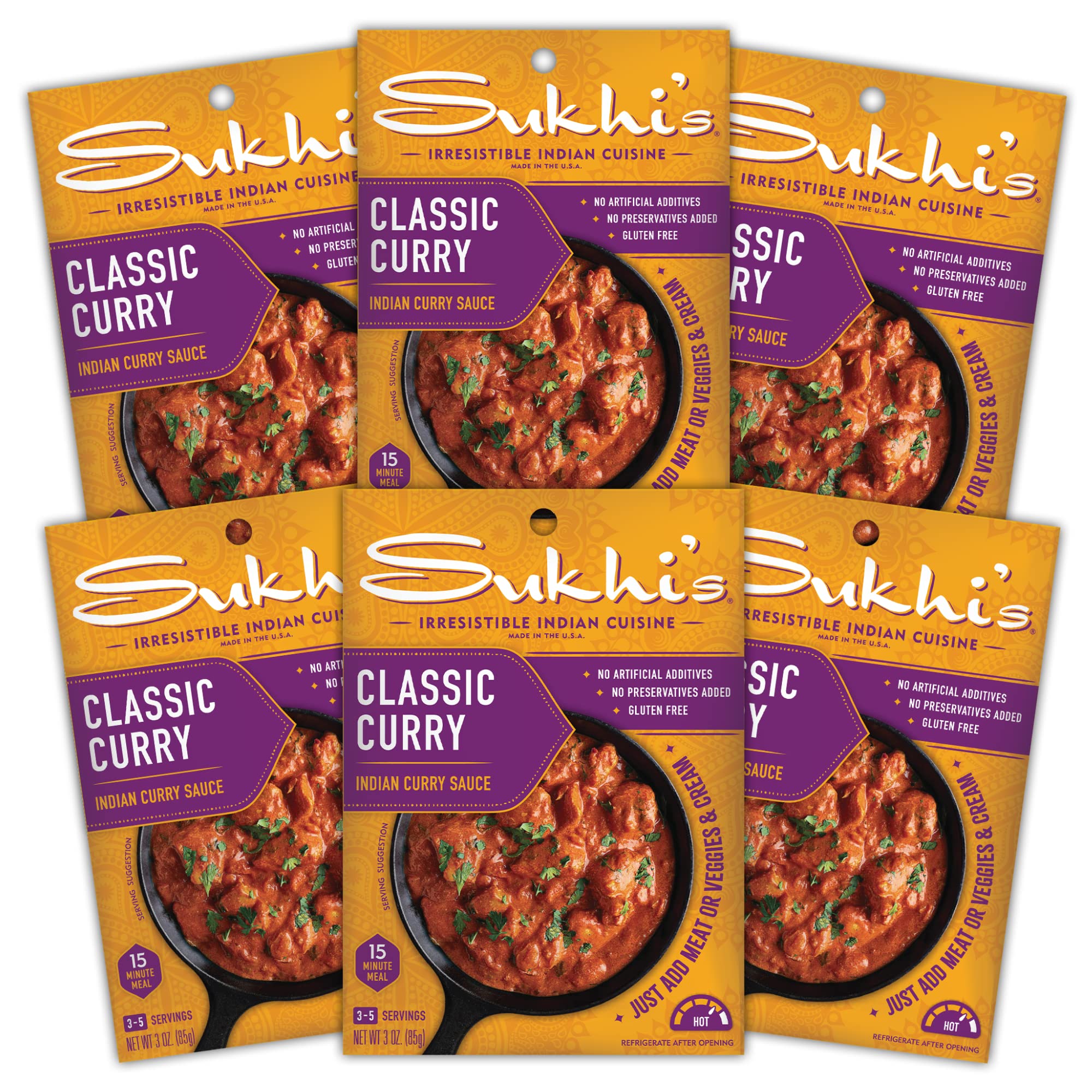 Sukhis Sauce Curry Classic Condiment