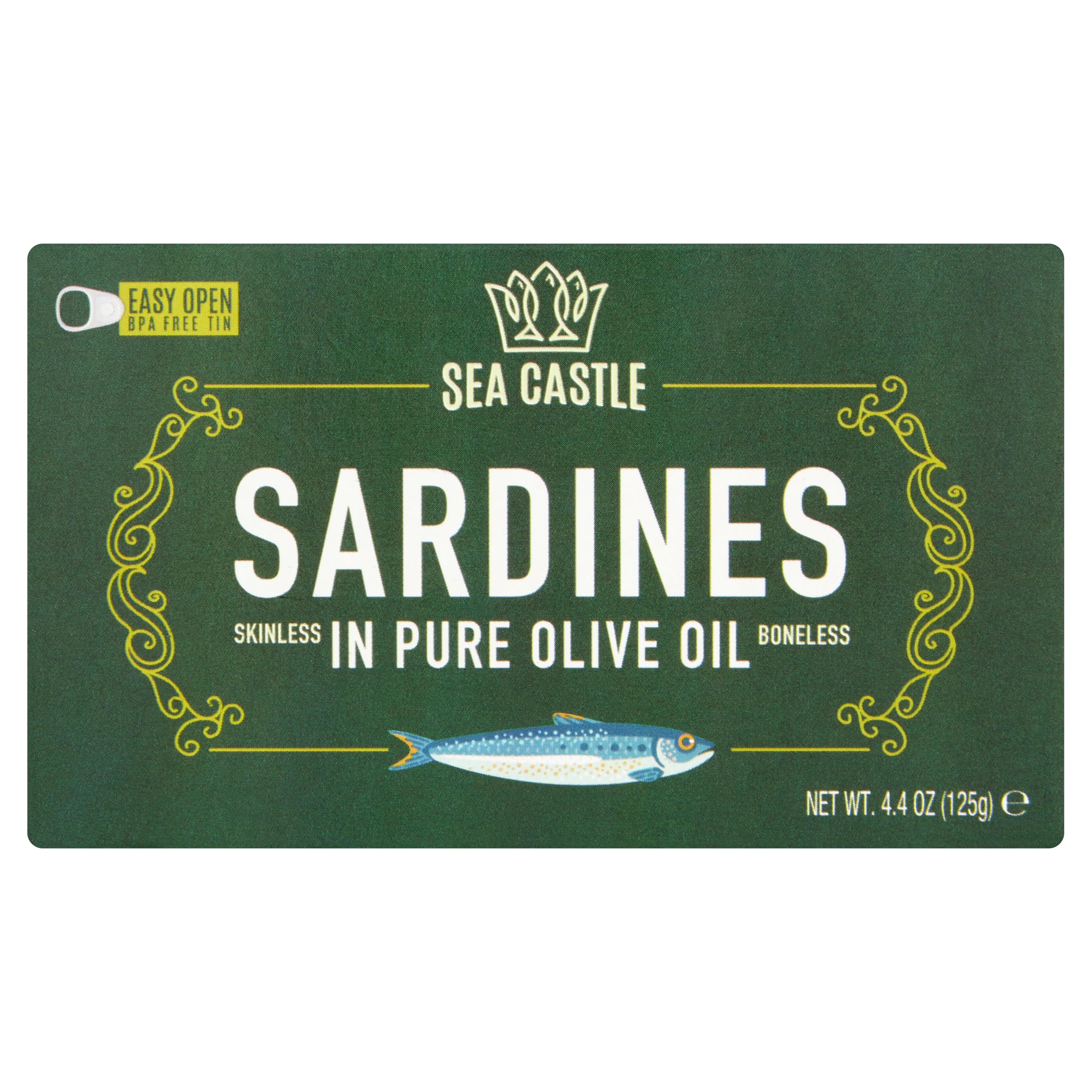 Sea Castle Sardines in Olive Oil Skbn