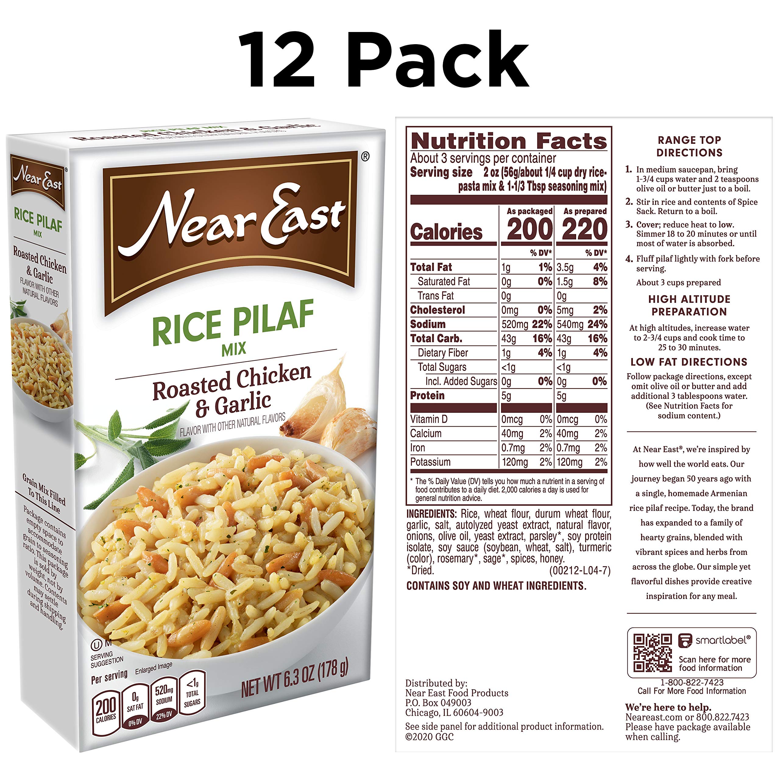 Near East Rice Mix Pilaf Roasted Chicken & Garlic