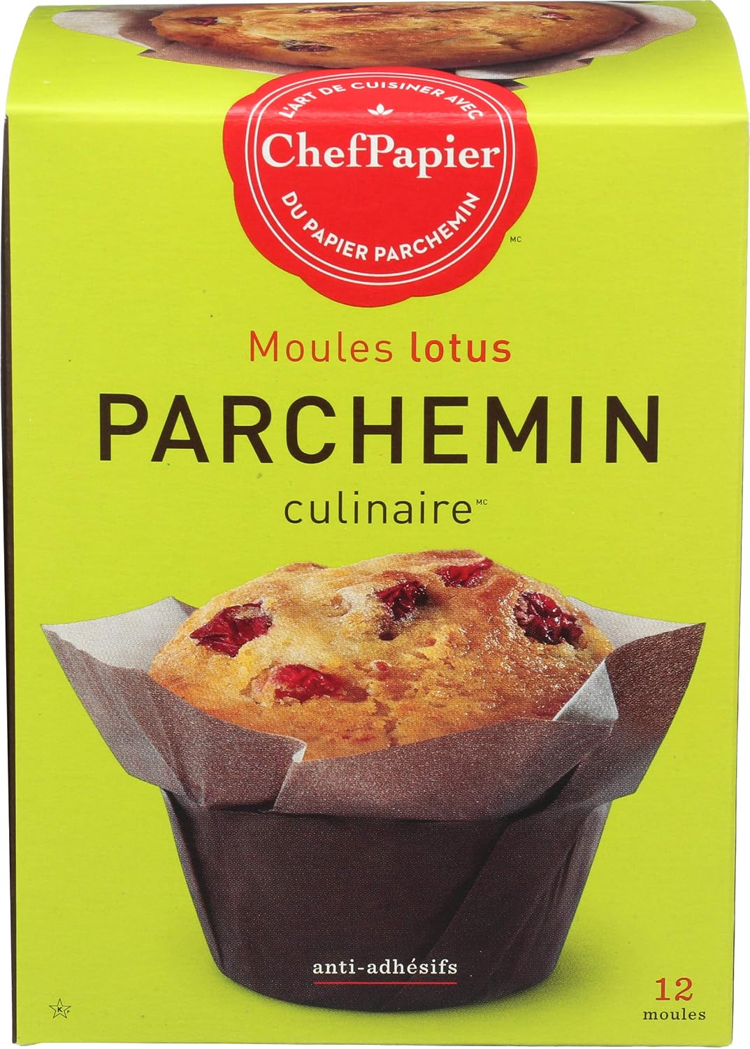 PAPER CHEF (Pack Of 12) Paper Chef Parchment Cup Lotus 12 Pieces