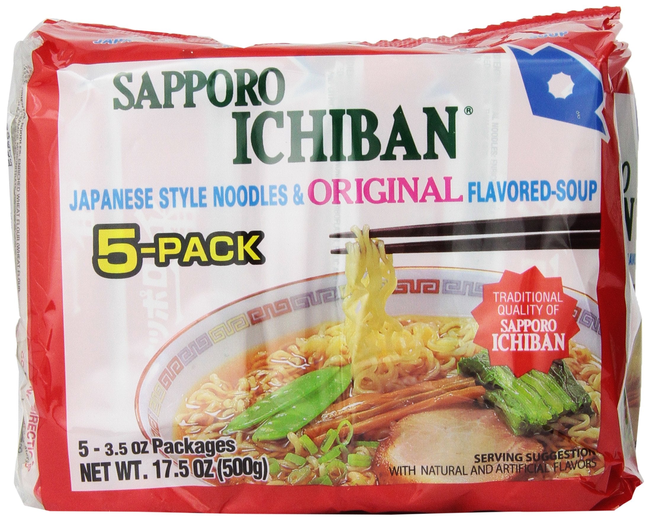 Sapporo Ichiban Original Flavor Ramen Noodles