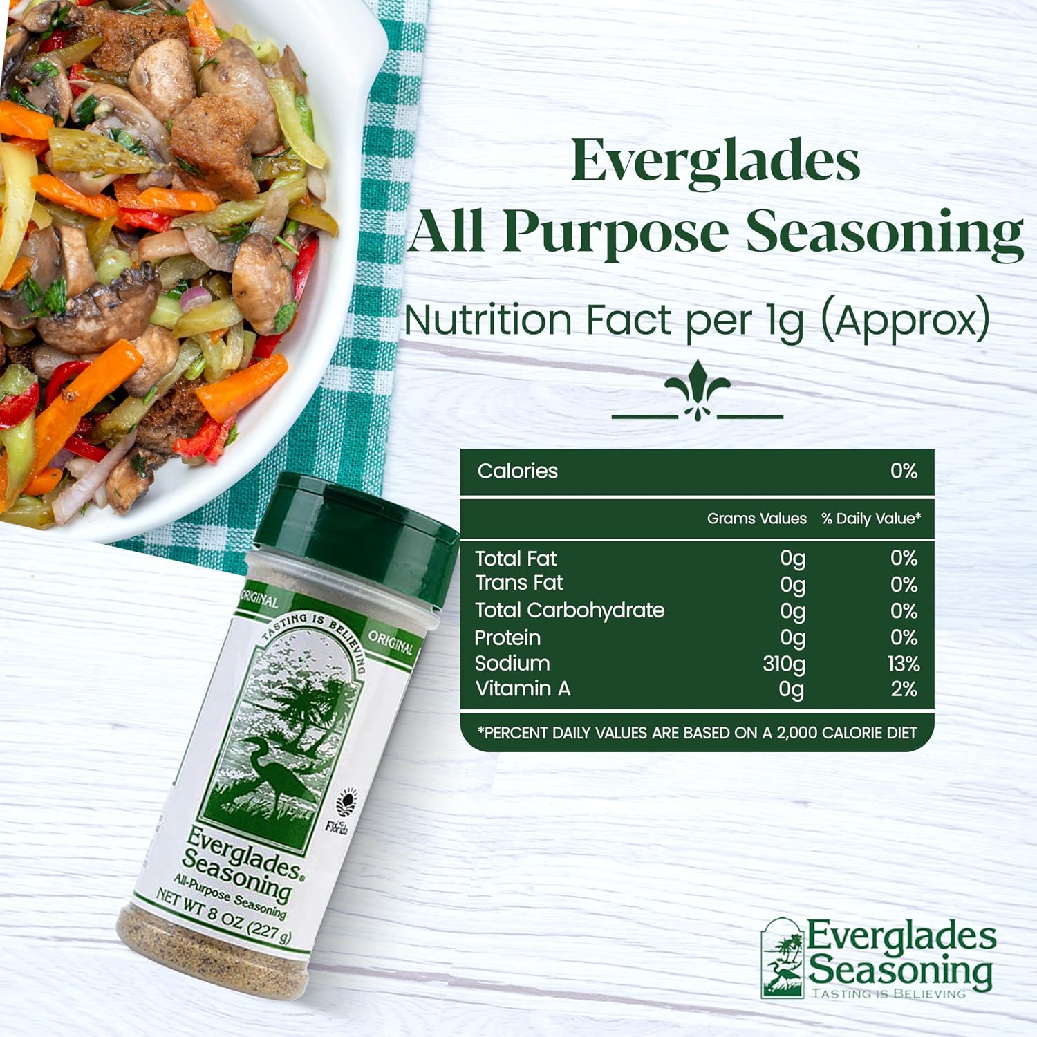 EVERGLADES (Pack of 18) Everglades Regular All Purpose Original Seasoning 8 Oz