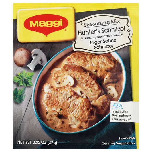Maggi Mix Seasoning Jager Schnitzel 0.952 Oz (Pack Of 22)