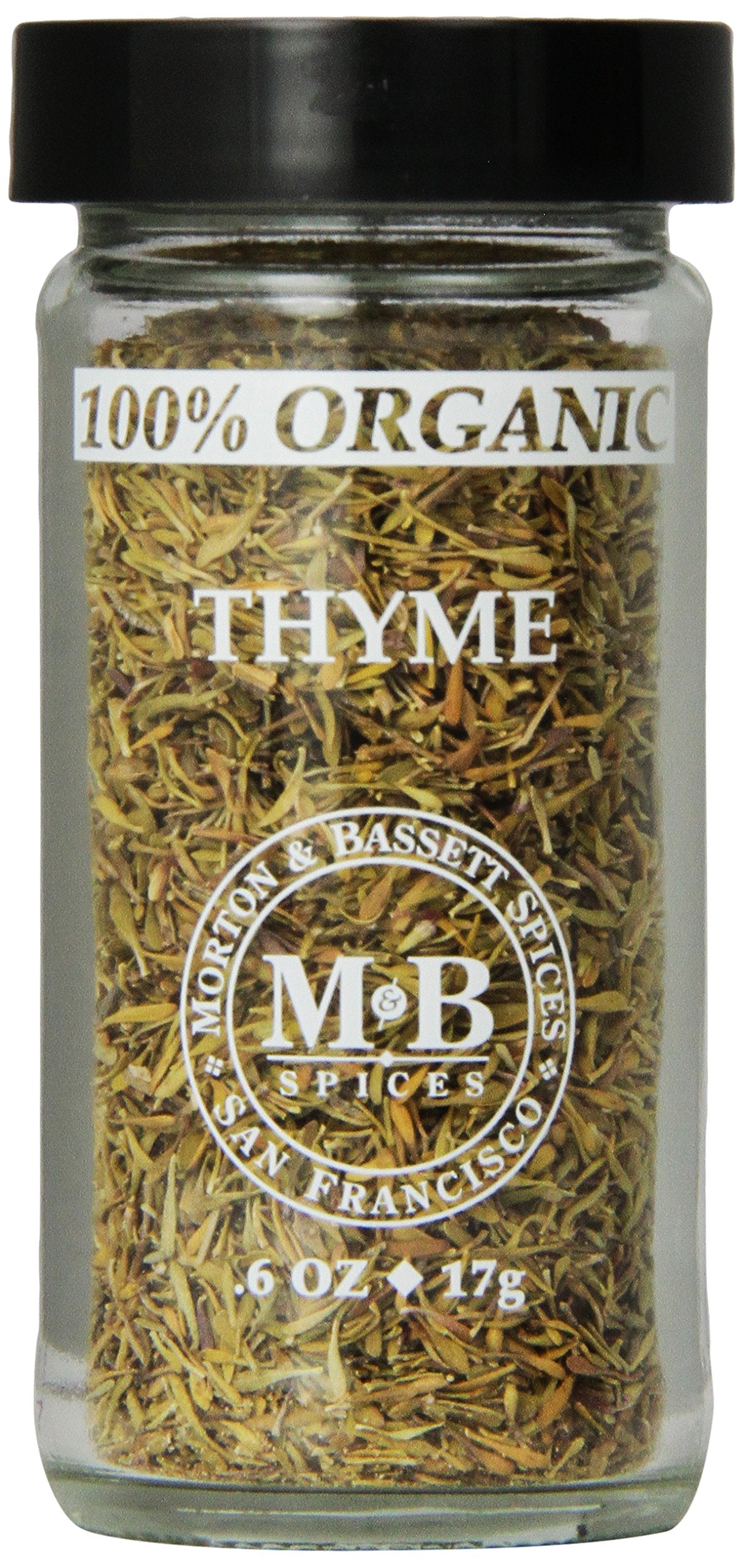 MORTON & BASSET (Pack of 9) Morton & Bassett Organic Thyme Loose Spice Single 0.9 Oz