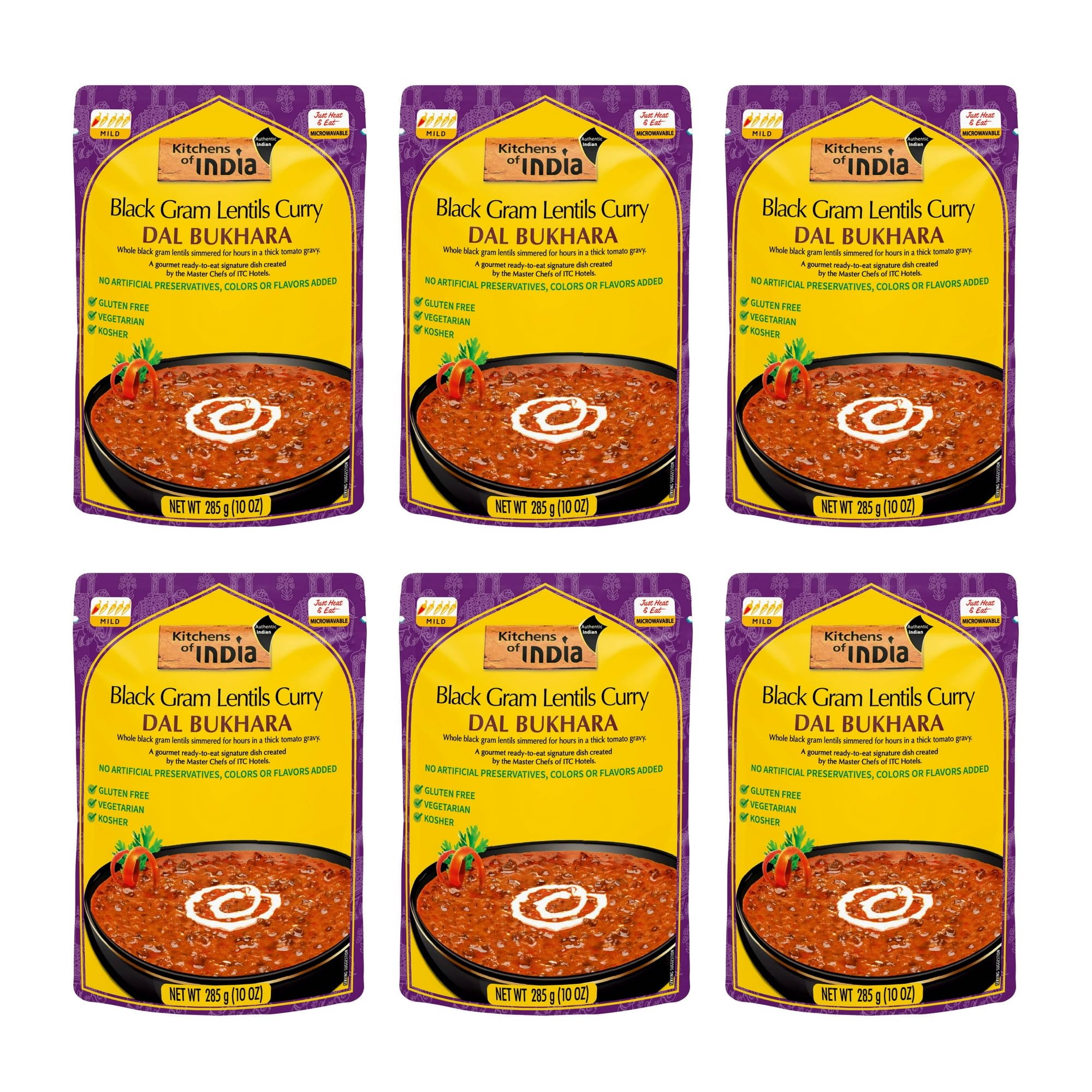Kitchens Of India Ready To Eat Dal Bukhara, Black Gram Lentil Curry